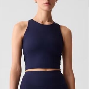 Gap GapFit High-Neck Brami XL Navy Blue NEW